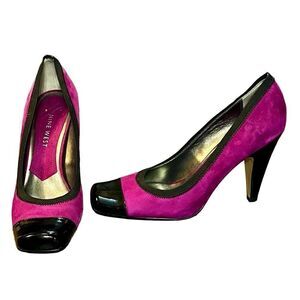 Nine West Wndakin Purple Black High Heels 7.5
